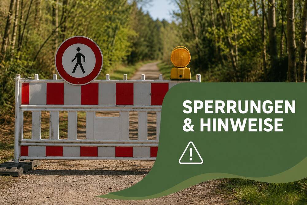 Sperrungen & Hinweise