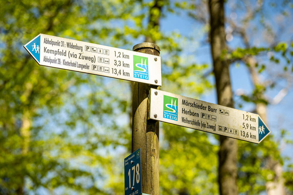 Strecke & Etappen Saar-Hunsrück-Steig