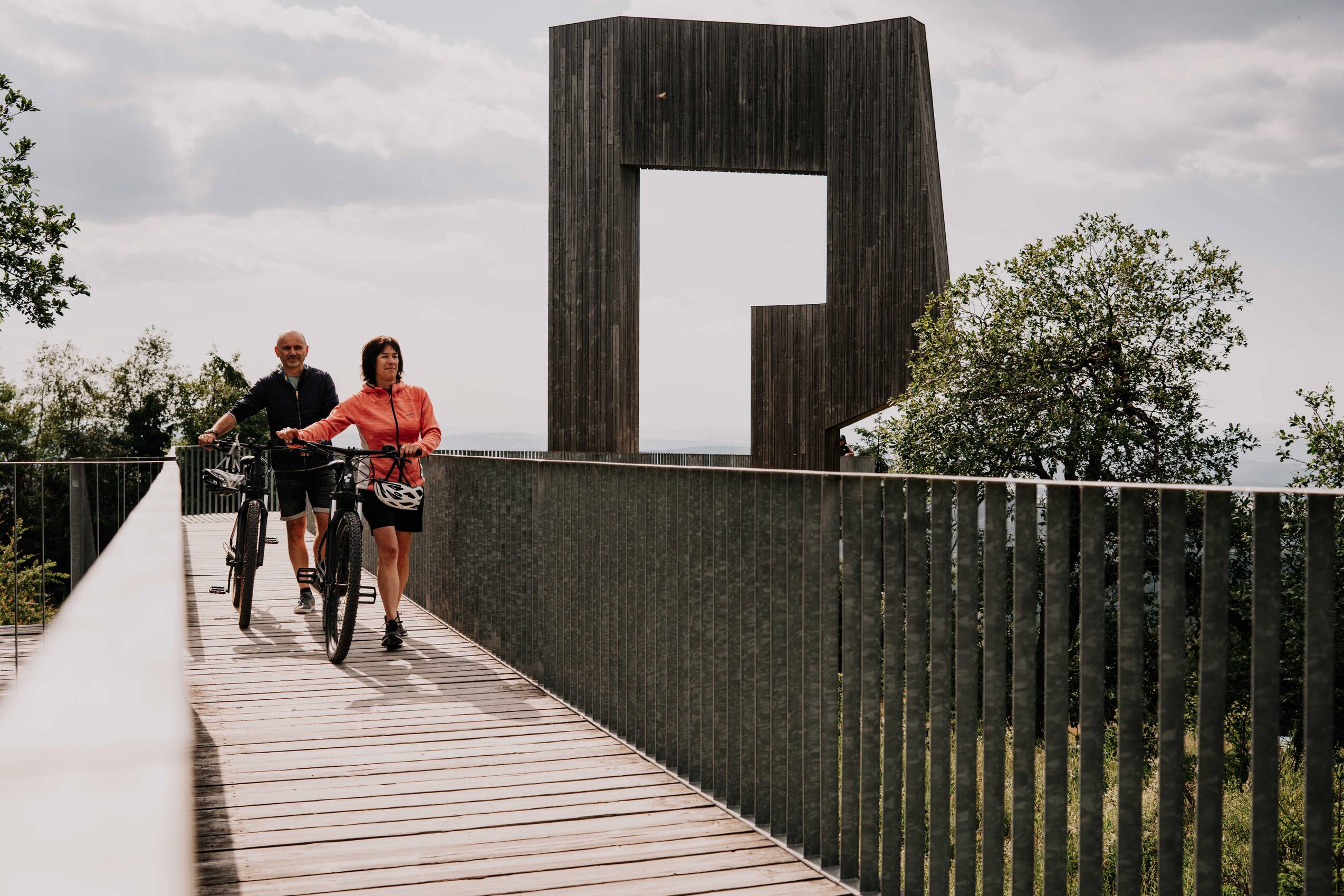 Erbeskopf am Hunsrück Radweg